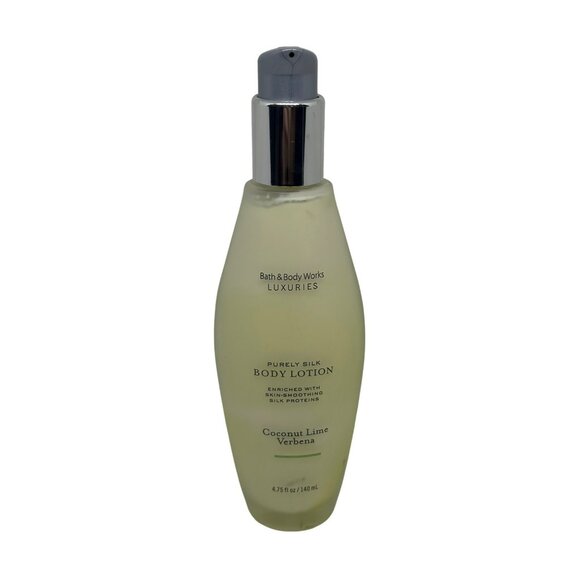 Bath & Body Works Luxuries Purely Silk Body Lotion Coconut Verbena Scent 4.75 Oz